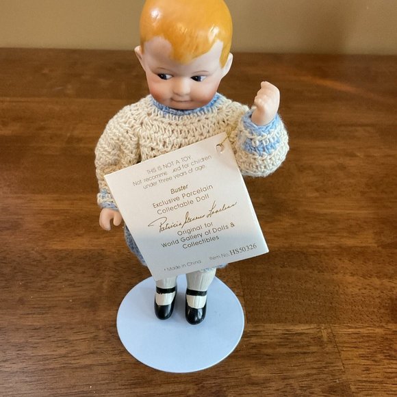 Patricia Loveless Miniature Porcelain Doll 'Buster' - Picture 3 of 8